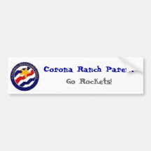 Ranch Rocket de couronne Autocollants Pour Voiture
