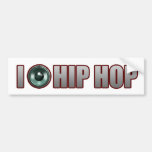 RAP van de schoolHIP HOP HIPHOP van kerelsmeisjes  Bumpersticker