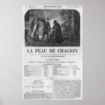 Raphael de Valentin et le commerçant Affiches