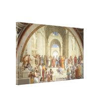 Raphael - School of Athens Stretched Canvas Print