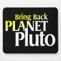 Rapportez la planète Pluton Mousepad Tapis De Souris