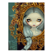 "Rapunzel en" carte postale rococo