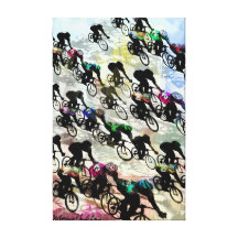 RAS 3 VAN DE FIETS GALLERIJ WRAP CANVAS