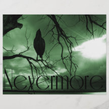 Raven - plus jamais arbre de rayons de soleil - ve prospectus en couleur