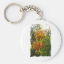 Rayon de soleil de lis de Humboldt Porte-clef