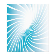rayon tordu par illusion bleue toiles tendues sur châssis