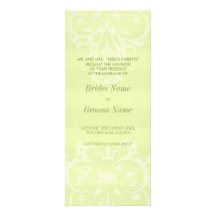 Rayure verte de faire-part de mariage