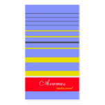 rayures cartes de visite professionnelles
