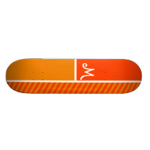 Rayures oranges ; Rayé Skateboards