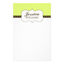 Rayures roses papiers à lettres