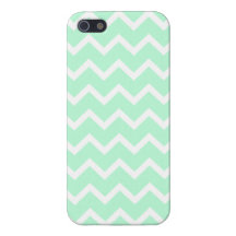 Rayures vertes en bon état de zigzag étui iPhone 5