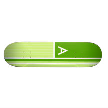 Rayures vertes modernes ; Rayé Planches À Roulettes