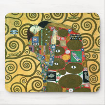Réalisation (l'étreinte) par Gustav Klimt Tapis De Souris