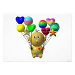 REBONDISSEMENT DU BÉBÉ AVEC 10 BALLONS FAIRE-PART PERSONNALISÉ