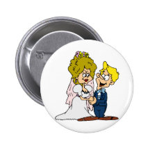 Réception de mariage 15 badge avec épingle