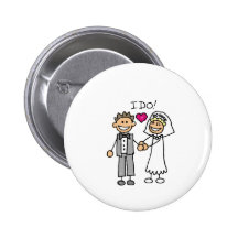 Réception de mariage 37 badges avec agrafe