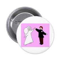 Réception de mariage 9 badges avec agrafe