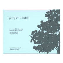 Réception de mariage de Mitzvah de barre de maçon Invitations