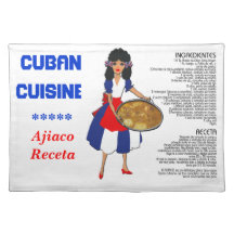 Recette cubaine de cuisine Placemat - Ajiaco Sets De Table
