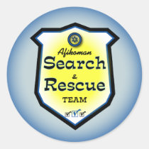 Recherche et équipe de secours d'Afikoman autocollants