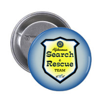 Recherche et équipe de secours d'Afikoman badges publicitaires