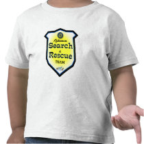 Recherche et équipe de secours d'Afikoman t-shirts
