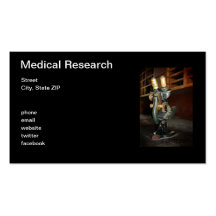 Recherche médicale cartes de visite personnelles