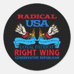 Rechtse Conservatief Ronde Sticker