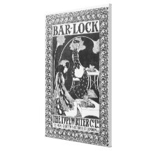 Reclame voor bar-Slot Schrijfmachines, c.1895 Gallerij Wrap Canvas
