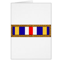 Récompense méritoire commune de citation d'unité d cartes de vœux