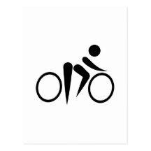 Recyclage de bicyclette cartes postales