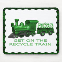 RECYCLENE TREIN-MOUSEPAD MUIS MAT