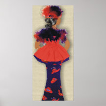 Red Hat Dame Print