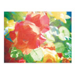 red roses cartes postales