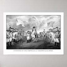 Reddition de seigneur Cornwallis At Yorktown Posters