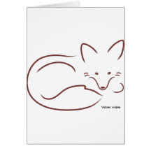 RedFox Carte De Vœux