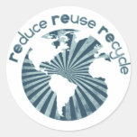 Réduisez la réutilisation réutilisent les ressourc autocollants