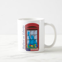 Réfléchissez sur la liberté tasse à café