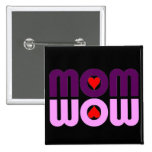 Réflexion mignonne de maman avec des coeurs pin's