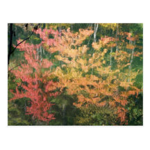 Réflexions d'automne III Cartes Postales