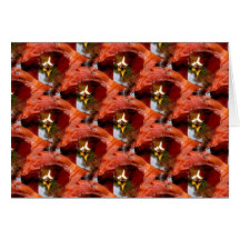 Réflexions de Candlescape carrelées Carte De Vœux