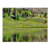 Réflexions de lacs cartes postales