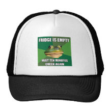 Réfrigérateur vide de grenouille fétide de Bachel Casquette De Camionneur