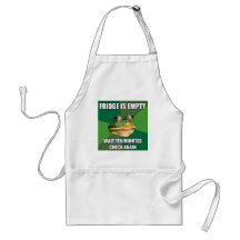 Réfrigérateur vide de grenouille fétide de Bachel Tablier