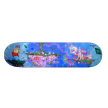 Refuge maya de ciel - art de la rue Sk8 Planches À Roulettes