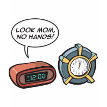 Regardez la maman, aucunes mains !
