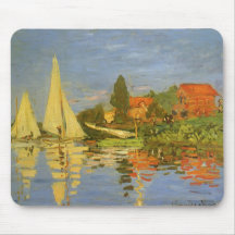 Régate à Argenteuil, impressionisme de cru de Mone Tapis De Souris
