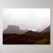 Regenachtige dag in Utah Posters