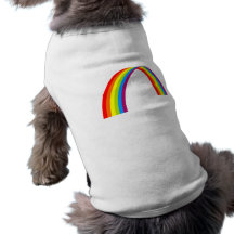 Regenbogen rainbow hund shirt