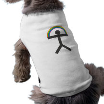 Regenbogenmann rainbow man haustier tshirts